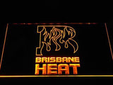 Brisbane Heat LED Neon Sign USB - Yellow - TheLedHeroes