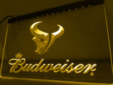 FREE Houston Texans Budweiser LED Sign - Yellow - TheLedHeroes