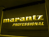 Marantz Professional Audio Theater LED Neon Sign USB - Yellow - TheLedHeroes