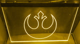 FREE Star Wars Rebel Alliance LED Sign - Yellow - TheLedHeroes