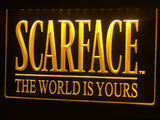 FREE Scarface The World is Yours LED Sign - Yellow - TheLedHeroes